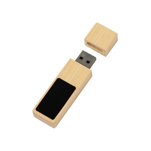 USB 2.0- флешка на 32 Гб c подсветкой логотипа Bamboo LED; - купить необычные подарки в Воронеже