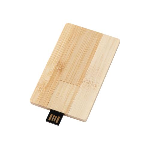 USB 2.0- флешка на 32 Гб Bamboo Card; - купить необычные подарки в Воронеже