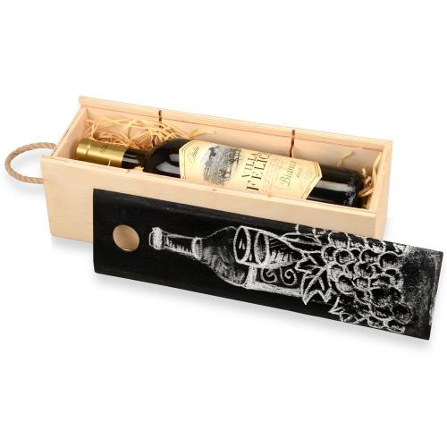 Пенал на 1 бутылку с грифельной крышкой; - купить необычные сувениры в Воронеже