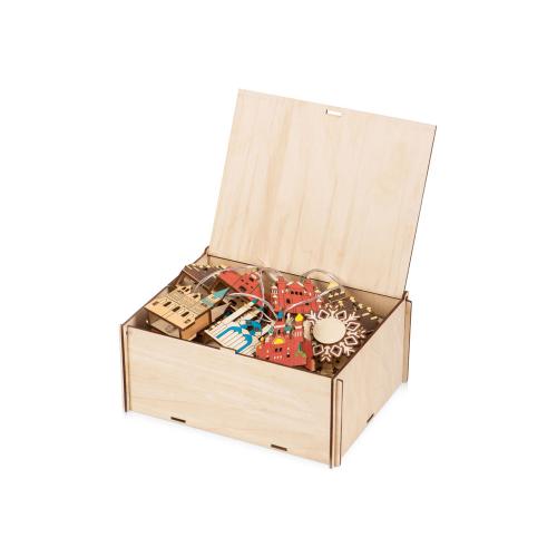 Ёлочная гирлянда с лампами в подарочной коробке Достопримечательности России; - купить необычные сувениры в Воронеже