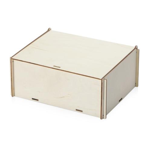 Елочная гирлянда с лампочками Зимняя сказка деревянная + деревянная коробка с наполнителем-стружкой Ларь; - купить необычные сувениры в Воронеже