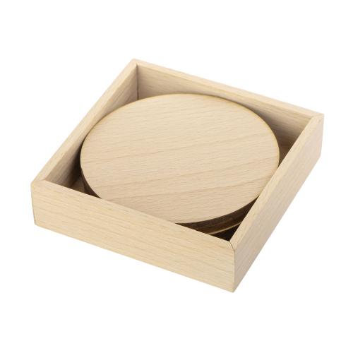 Набор круглых костеров на подставке Drink; - купить именные сувениры в Воронеже