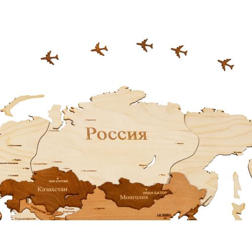 Интерьерная карта мира World; - купить подарки с логотипом в Воронеже