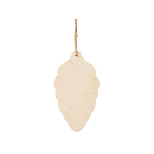 Подвеска шишка с цветной подложкой; - купить именные сувениры в Воронеже