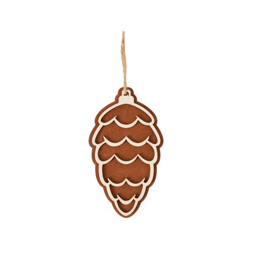 Подвеска шишка с цветной подложкой; - купить необычные подарки в Воронеже