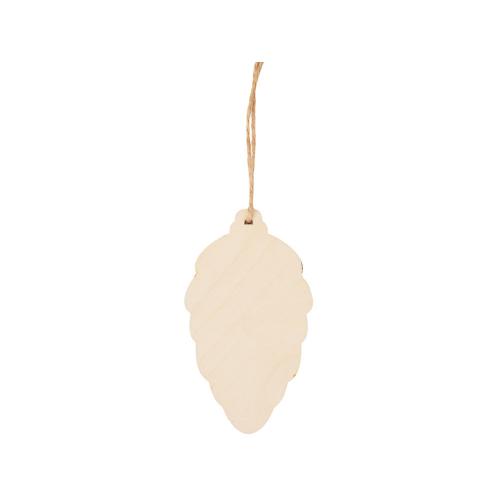 Подвеска шишка с цветной подложкой; - купить именные сувениры в Воронеже