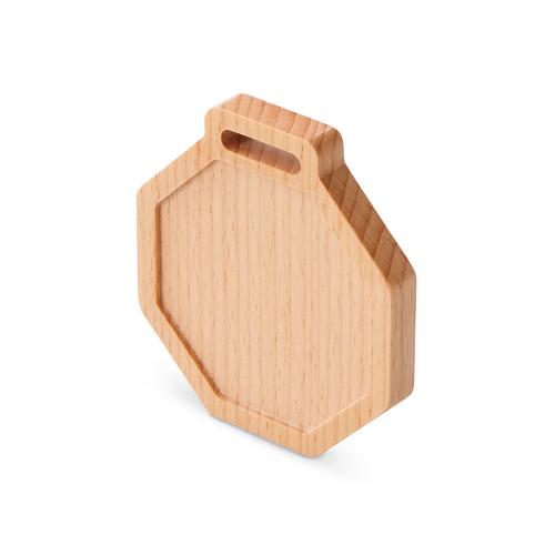 Медаль из бука Octagon; - купить бизнесс-сувениры в Воронеже