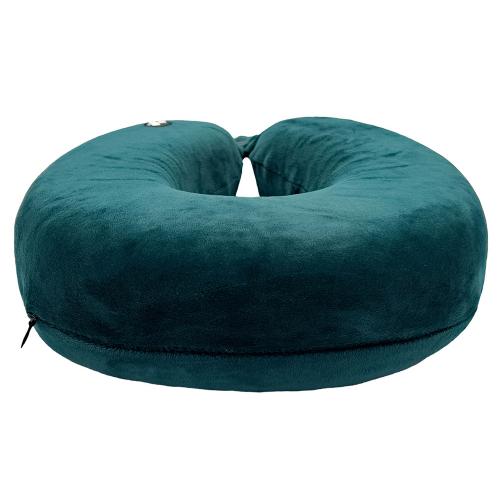 Подушка для путешествий с эффектом памяти Мемо Drowsy Emerald; - купить подарки с логотипом в Воронеже