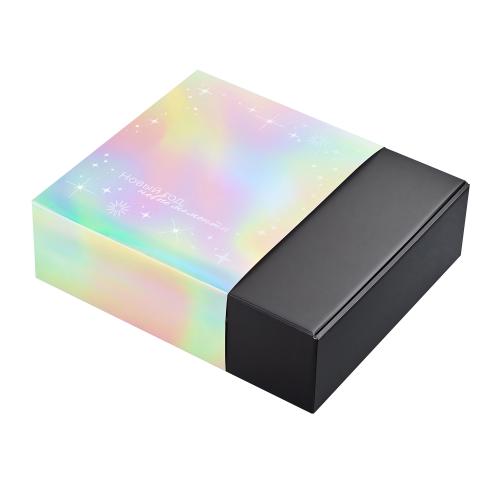 Подарочная коробка с голографическим шубером с печатью Aurora; - купить именные сувениры в Воронеже