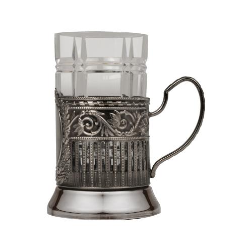 Подстаканник с хрустальным стаканом Базовый-М; - купить именные сувениры в Воронеже