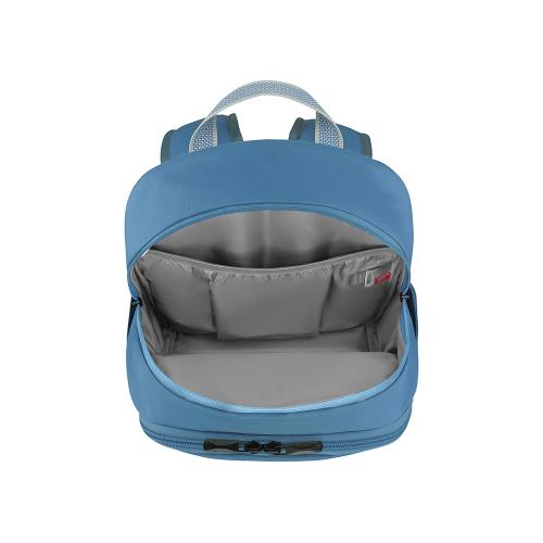 Рюкзак WENGER Tyon 15.6, голубой, переработанный ПЭТ/Полиэстер, 32х18х48 см; - купить подарки с логотипом в Воронеже