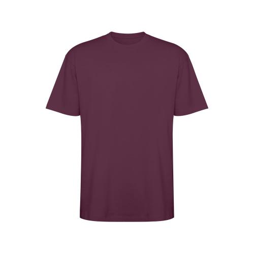 Футболка оверсайз Bull унисекс, сливовый