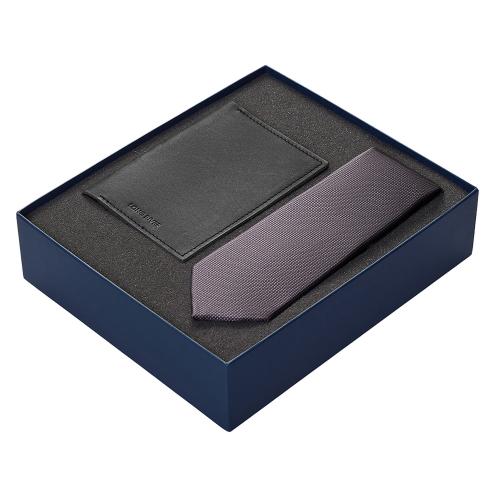 Подарочный набор Long River: обложка для паспорта, галстук; - купить необычные подарки в Воронеже