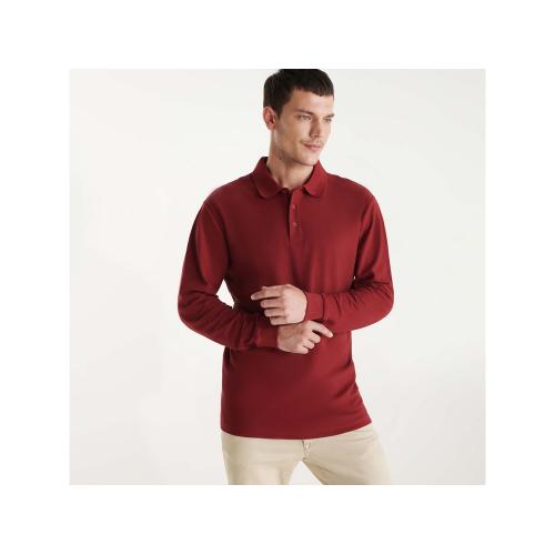 Рубашка поло Estrella мужская с длинным рукавом; - купить подарки с логотипом в Воронеже