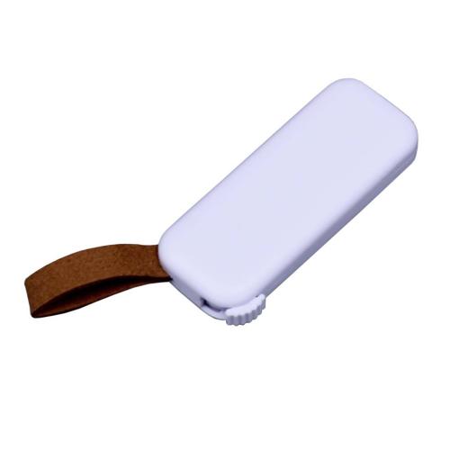 USB-флешка промо на 128 Гб прямоугольной формы, выдвижной механизм; - купить необычные подарки в Воронеже