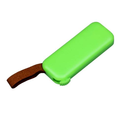 USB-флешка промо на 32 Гб прямоугольной формы, выдвижной механизм; - купить необычные подарки в Воронеже