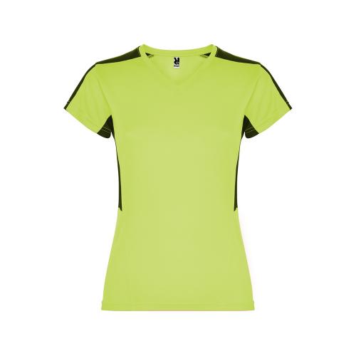 Футболка Suzuka женская, лаймовый пунш/черный
