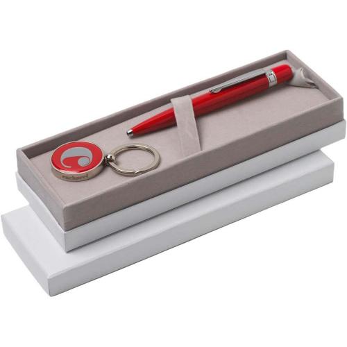 Набор Cacharel: шариковая ручка, брелок с флеш-картой USB 2. на 4 Гб; - купить бизнесс-сувениры в Воронеже