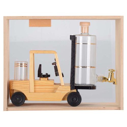 Графин для крепких напитков Погрузчик; - купить необычные подарки в Воронеже