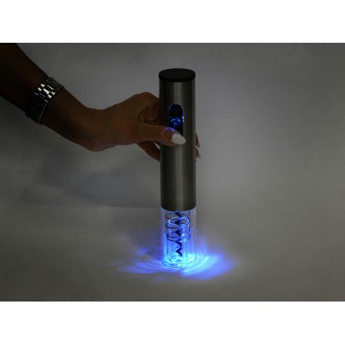 Набор винных аксессуаров Sicilia с электрическим штопором из стали; - купить именные сувениры в Воронеже