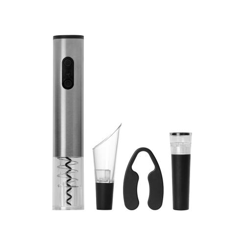 Набор винных аксессуаров Sicilia с электрическим штопором из стали; - купить необычные подарки в Воронеже