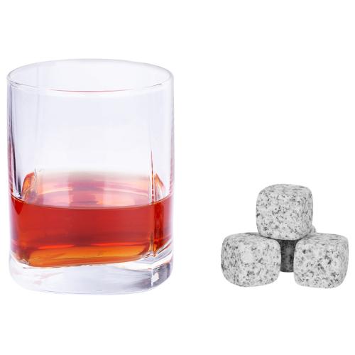 Камни для виски Gentleman в бархатном мешочке, 4 шт; - купить подарки с логотипом в Воронеже