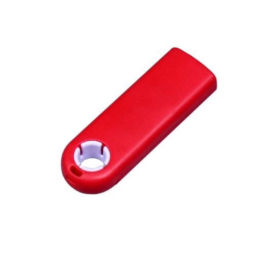 USB-флешка промо на 32 Гб прямоугольной формы, выдвижной механизм; - купить необычные подарки в Воронеже