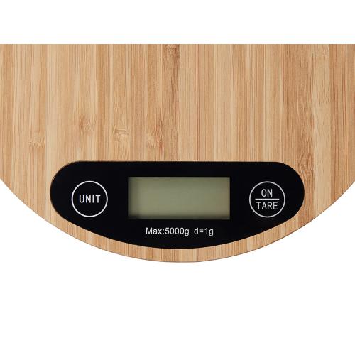 Бамбуковые кухонные весы Scale; - купить именные сувениры в Воронеже