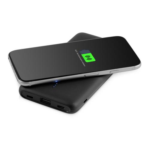 Внешний беспроводной аккумулятор с подсветкой лого Reserve X v.2, 8000 mAh; - купить необычные сувениры в Воронеже