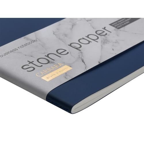 Тетрадь с каменной бумагой А5 Carrara 40 л., линейка; - купить подарки с логотипом в Воронеже