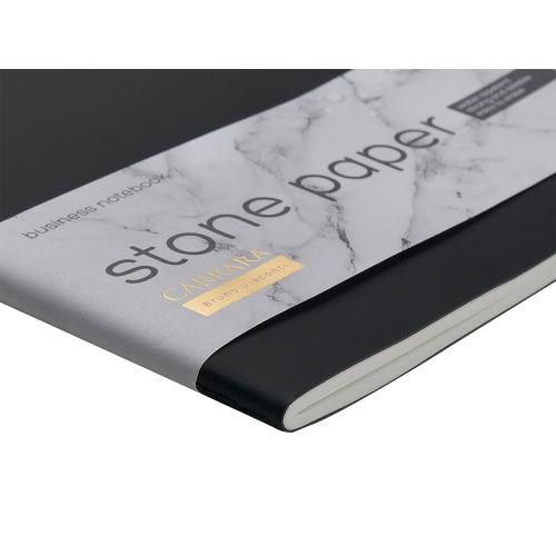 Тетрадь с каменной бумагой А5 Carrara 40 л., линейка; - купить подарки с логотипом в Воронеже