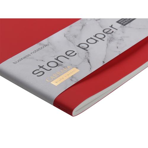 Тетрадь с каменной бумагой А5 Carrara 40 л., линейка; - купить подарки с логотипом в Воронеже