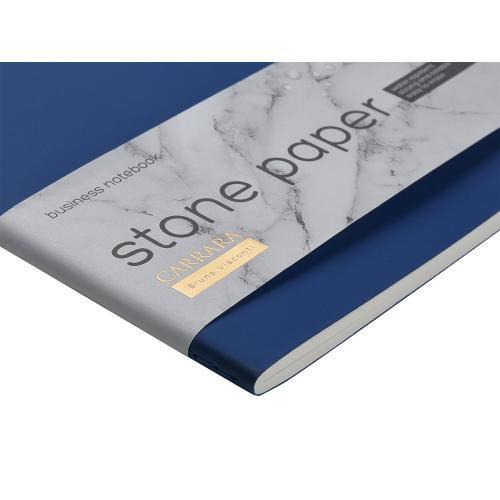 Тетрадь с каменной бумагой А5 Carrara 40 л., линейка; - купить подарки с логотипом в Воронеже