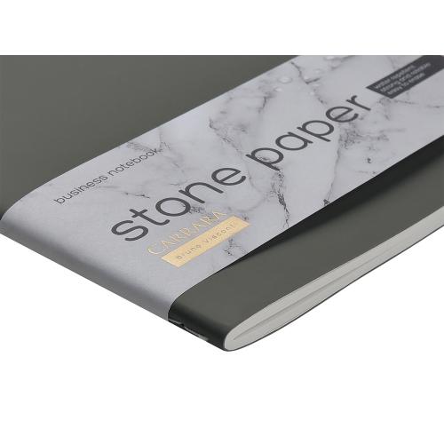 Тетрадь с каменной бумагой А5 Carrara 40 л., линейка; - купить подарки с логотипом в Воронеже