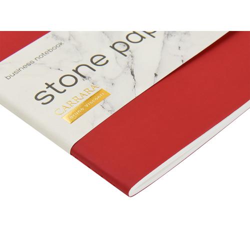 Тетрадь с каменной бумагой А5 Carrara 40 л., линейка; - купить подарки с логотипом в Воронеже