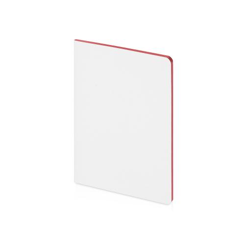 Бизнес-тетрадь А5 Pragmatic Contrast, 40 листов в клетку, белый с красным срезом