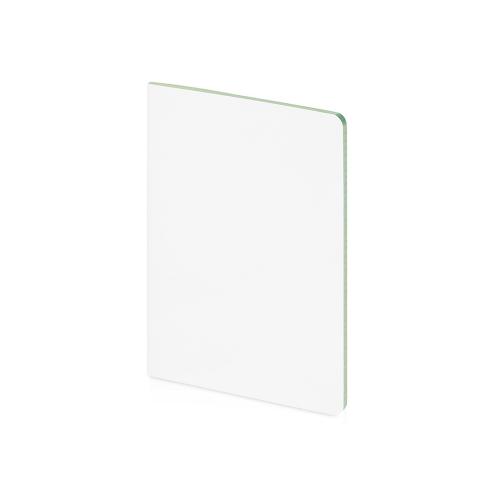 Бизнес-тетрадь А5 Pragmatic Contrast, 40 листов в клетку, белый с салатовым срезом