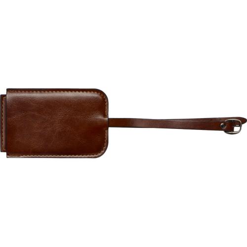 Багажная бирка из PU Fabrizio; - купить подарки с логотипом в Воронеже