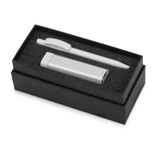 Подарочный набор White top с ручкой и зарядным устройством; - купить необычные подарки в Воронеже
