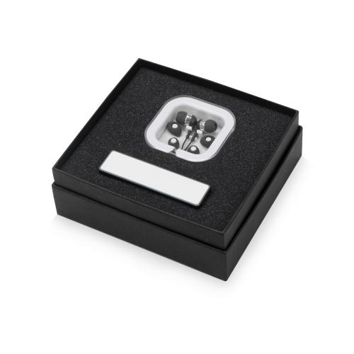 Подарочный набор Non-stop music с наушниками и зарядным устройством; - купить необычные подарки в Воронеже