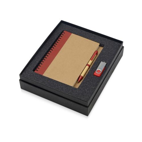 Подарочный набор Essentials с флешкой и блокнотом А5 с ручкой; - купить необычные подарки в Воронеже