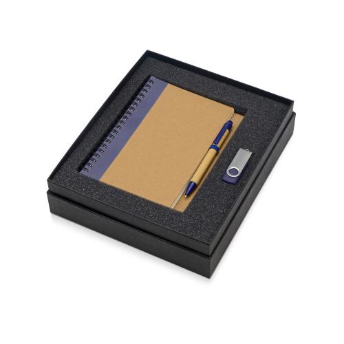 Подарочный набор Essentials с флешкой и блокнотом А5 с ручкой; - купить необычные подарки в Воронеже