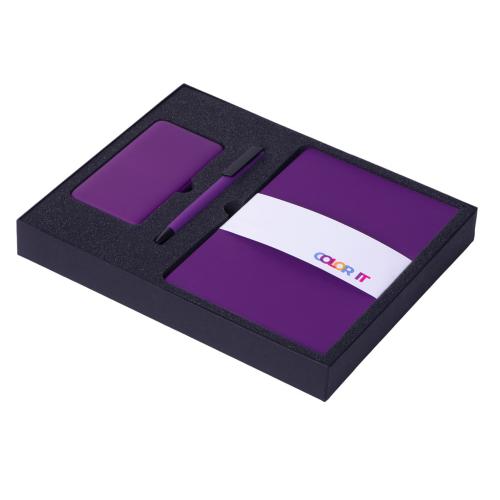 Подарочный набор c блокнотом С1, ручкой и повербанком 5000 mAh; - купить необычные подарки в Воронеже