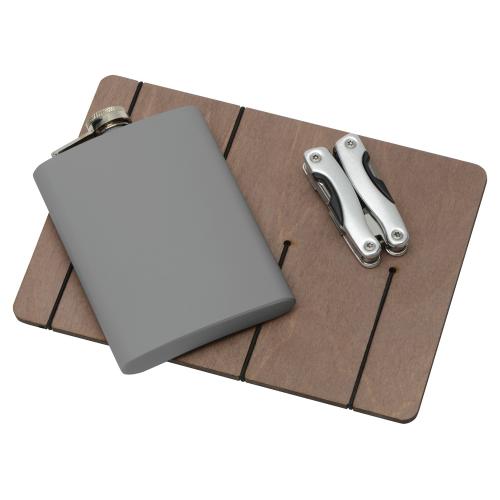 Подарочный набор Путешественник с флягой и мультитулом; - купить необычные подарки в Воронеже