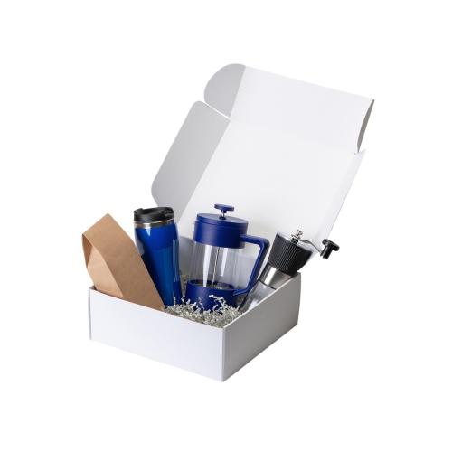 Подарочный набор с кофе, кружкой и френч-прессом Бодрое утро 2.0; - купить необычные подарки в Воронеже