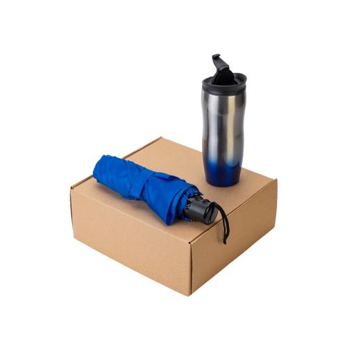 Подарочный набор On the go с термокружкой и зонтом; - купить именные сувениры в Воронеже