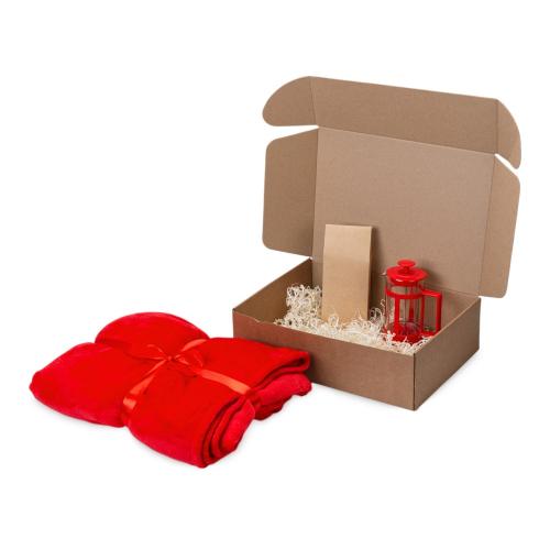 Подарочный набор Tea time с пледом; - купить необычные подарки в Воронеже