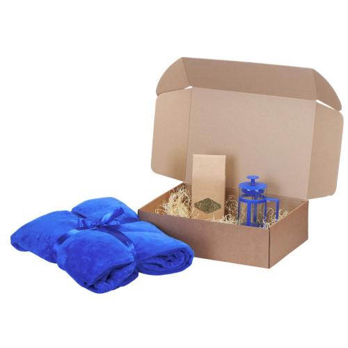 Подарочный набор Tea time с пледом; - купить необычные подарки в Воронеже