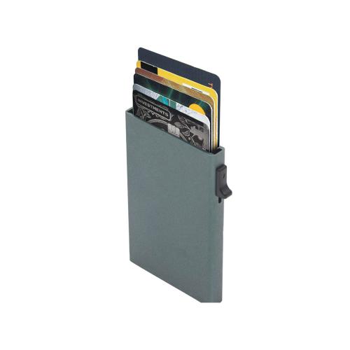 Картхолдер Florence с RFID- защитой из алюминия; - купить именные сувениры в Воронеже