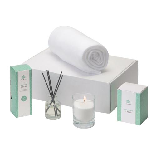 Подарочный набор White light 2.0 с пледом, диффузором; - купить необычные подарки в Воронеже